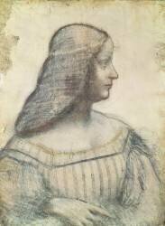 Portrait d'Isabella d'Este (Léonard de Vinci) - Muzeo.com