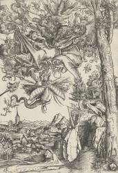 Saint Antoine transporté par des démons (Lucas Cranach l'Ancien) - Muzeo.com
