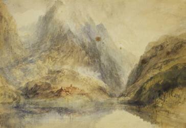 A Swiss Alpine Landscape (Joseph Mallord William Turner) - Muzeo.com