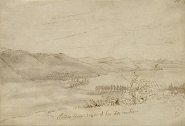 A View of Lake Bracciano (Claude Gellée) - Muzeo.com