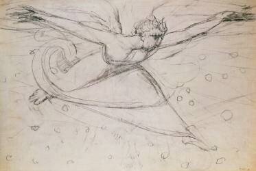 An Angel Striding Among the Stars (William Blake) - Muzeo.com