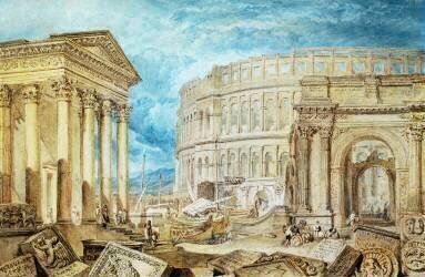 Antiquities of Pola (Joseph Mallord William Turner) - Muzeo.com