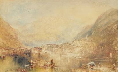 Brunnen from the Lake of Lucerne (Joseph Mallord William Turner) - Muzeo.com