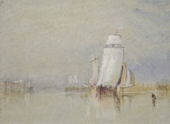 Calm on the Loire (Joseph Mallord William Turner) - Muzeo.com