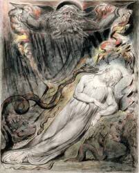 Christ's troubled sleep from Milton's 'Paradise Regained (William Blake) - Muzeo.com