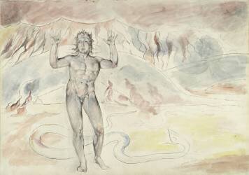 Donati transformed into a serpent (William Blake) - Muzeo.com