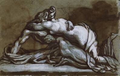 Embrace: a couple embracing (Théodore Géricault) - Muzeo.com