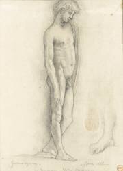 Etude pour les filles de Thespius (Gustave Moreau) - Muzeo.com