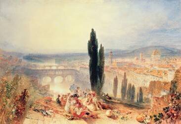 Florence from near San Miniato (Joseph Mallord William Turner) - Muzeo.com