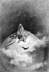 Illustration from Edgar Allan Poe's 'The Raven' (Gustave Doré) - Muzeo.com
