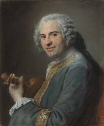 Jean-Joseph Cassanéa de Mondonville (1711-1772) (Quentin de La Tour) - Muzeo.com
