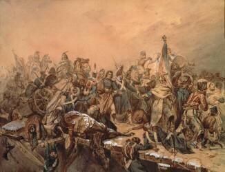 Larrey à la Bérézina (Alexandre Soldé) - Muzeo.com