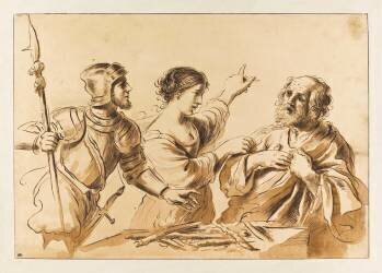 Le renoncement de saint Pierre (Guercino (after)) - Muzeo.com