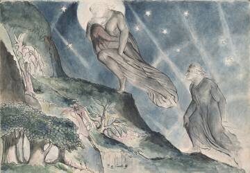 Lucia carrying Dante in his sleep (William Blake) - Muzeo.com