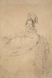 Mme Louis-Nicolas-Marie Destouches, née Armande-Edmée Charton (Jean-Auguste-Dominique Ingres) - Muzeo.com