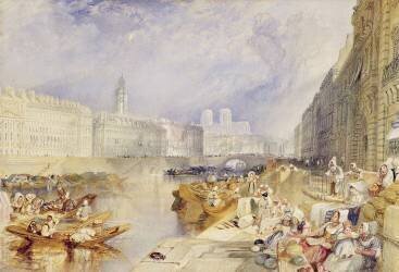 Nantes From the Ile Feydeau (Joseph Mallord William Turner) - Muzeo.com