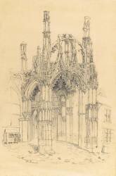 Portail d'une église gothique (Philippe Renout) - Muzeo.com