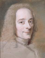 Portrait de Voltaire (Quentin de La Tour) - Muzeo.com