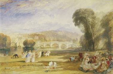 Richmond Hill and Bridge (Joseph Mallord William Turner) - Muzeo.com