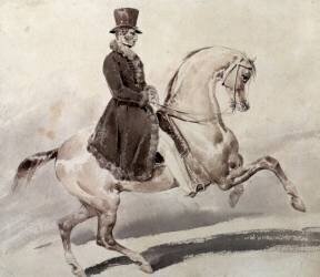 Rider in a coat edged with fur (Théodore Géricault) - Muzeo.com