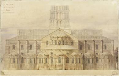 Saint-Sernin de Toulouse chevet restauré (Eugène Viollet-Le-Duc) - Muzeo.com