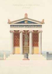 Temple de la Victoire aptère à Athènes (Louis Boitte) - Muzeo.com