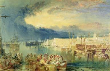The Dockyard (Joseph Mallord William Turner) - Muzeo.com