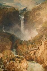 The Great Falls of the Reichenbach (Joseph Mallord William Turner) - Muzeo.com