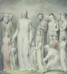 The Healing of the Woman with an Issue of Blood (William Blake) - Muzeo.com