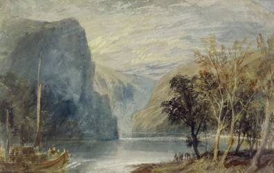 The Lorelei Rock (Joseph Mallord William Turner) - Muzeo.com
