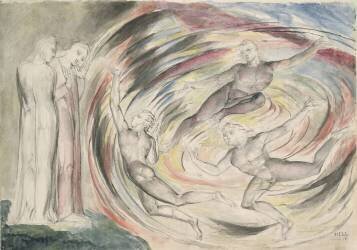 The Punishment of Rusticucci and his Companions (William Blake) - Muzeo.com