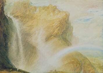 Upper Falls of the Reichenbach (Joseph Mallord William Turner) - Muzeo.com