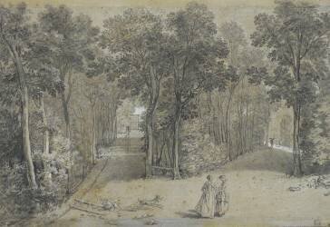 Vue du parc d'Arcueil (Jean-Baptiste Oudry) - Muzeo.com