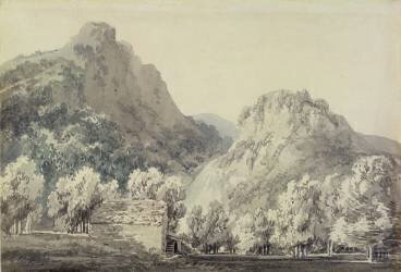 Waterfall at Lodore (Joseph Mallord William Turner) - Muzeo.com