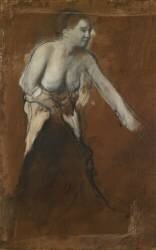 Woman washing herself (Edgar Degas) - Muzeo.com