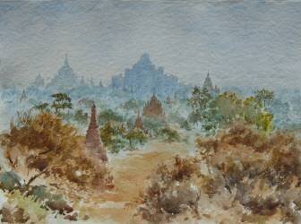 Bagan sunrise (Wilson Clive) - Muzeo.com