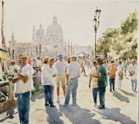 Haggling for a gondola (Wilson Clive) - Muzeo.com