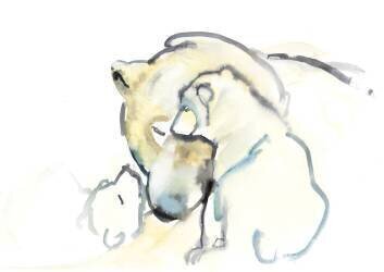 Mother and Twins (Mark Adlington) - Muzeo.com