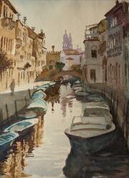Rio S. Barnaba - sunset (Wilson Clive) - Muzeo.com