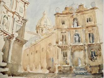 Sketch for Quattro Canti (Wilson Clive) - Muzeo.com