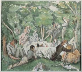 Le déjeuner sur l'herbe, d'après Paul Cézanne (Auguste Clot) - Muzeo.com