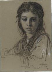 Portrait de Crescenza (Ernest Hébert) - Muzeo.com
