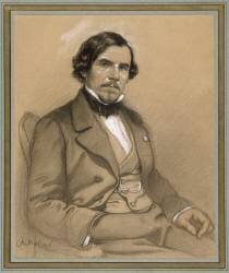 Portrait de Delacroix (Alphonse-Charles Masson) - Muzeo.com