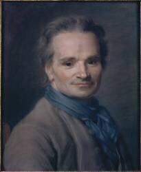 Portrait de Lemoyne, sculpteur (Quentin de La Tour) - Muzeo.com