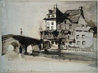 Vianden, la maison que j'habite au coin du pont (Victor Hugo) - Muzeo.com