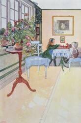 A Game of Chess (Carl Larsson) - Muzeo.com