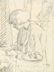 A girl writing (Harold Gilman) - Muzeo.com