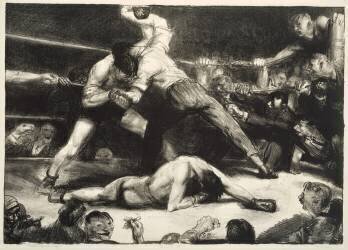 A Knock-Out (George Wesley Bellows) - Muzeo.com