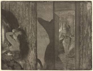 Actresses in Their Dressing Rooms (Edgar Degas) - Muzeo.com
