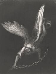 An Angel with a Chain in his hands (Odilon Redon) - Muzeo.com